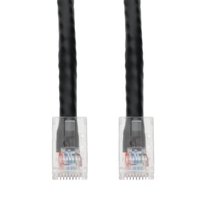 AddOn Networks 4ft Black CAT 6A PVC Ethernet Cable Non-Booted RJ-45 M/M