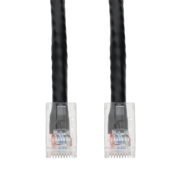 AddOn Networks 4ft Black CAT 6A PVC Ethernet Cable Non-Booted RJ-45 M/M