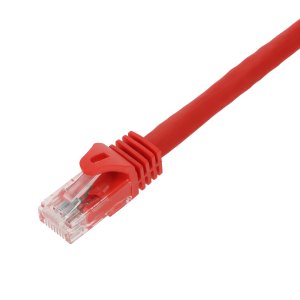 AddOn Networks 4ft Red CAT 6A PVC Ethernet Cable Snagless Easy Boot RJ-45 M/M