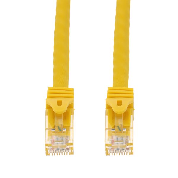 AddOn Networks 4ft Yellow CAT 6A PVC Ethernet Cable Snagless Easy Boot RJ-45 M/M