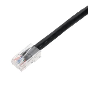 AddOn Networks 5ft Black CAT 6A PVC Ethernet Cable Non-Booted RJ-45 M/M