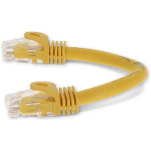 AddOn Networks ADD-5FCAT6ANB-YW networking cable Yellow 1.52 m Cat6a U/UTP (UTP)