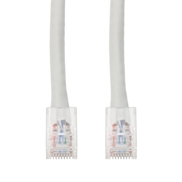 AddOn Networks 6ft White CAT 6A PVC Ethernet Cable Non-Booted RJ-45 M/M