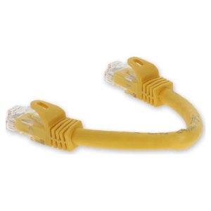 AddOn Networks ADD-6FCAT6ANB-YW networking cable Yellow 1.83 m Cat6a U/UTP (UTP)