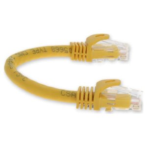 AddOn Networks ADD-6FCAT6ANB-YW networking cable Yellow 1.83 m Cat6a U/UTP (UTP)