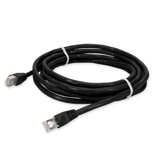AddOn Networks 6ft RJ-45 (Male) to RJ-45 (Male) Black Cat6 Straight STP PVC Copper Patch Cable