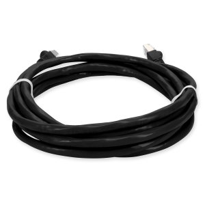 AddOn Networks 6ft RJ-45 (Male) to RJ-45 (Male) Black Cat6 Straight STP PVC Copper Patch Cable