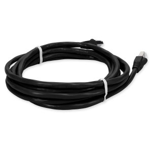 AddOn Networks 6ft RJ-45 (Male) to RJ-45 (Male) Black Cat6 Straight STP PVC Copper Patch Cable