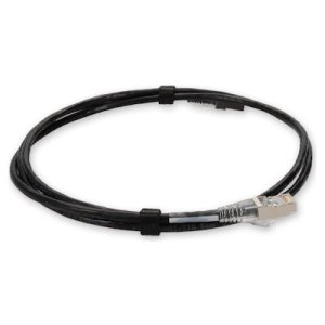 AddOn Networks ADD-6FSLCAT6A-BK networking cable Black 1.8 m Cat6a U/UTP (UTP)