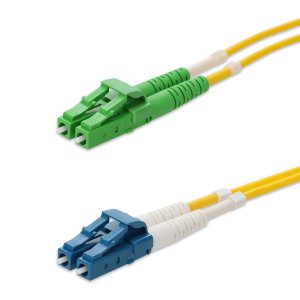 AddOn Networks 75m ALC to LC Yellow OS2 Duplex OFNP (Plenum-Rated) SMF Fiber Patch Cable