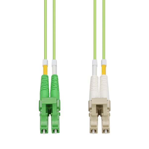 AddOn Networks 85m ALC to LC Lime Green OM5 Duplex OFNP (Plenum-Rated) Fiber Patch Cable