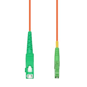 AddOn Networks 30m ASC to ALC Orange OM1 Simplex OFNR (Riser-Rated) MMF Fiber Patch Cable