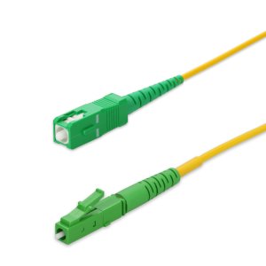 AddOn Networks 50m ASC to ALC Yellow OS2 Simplex OFNR (Riser-Rated) SMF Fiber Patch Cable