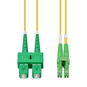 AddOn Networks ADD-ASC-ALC-5M9SMF InfiniBand/fibre optic cable 5 m OFNR Green, Yellow