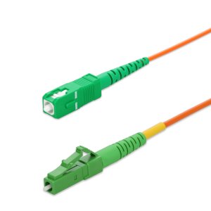 AddOn Networks 95m ASC to ALC Orange OM2 Simplex OFNR (Riser-Rated) Fiber Patch Cable