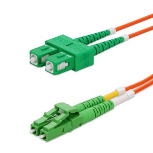 AddOn Networks 9m ASC to ALC Orange OM1 Duplex OFNR (Riser-Rated) MMF Fiber Patch Cable