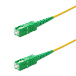 AddOn Networks 10m ASC to ASC Yellow OS2 Simplex OFNP (Plenum-Rated) SMF Fiber Patch Cable