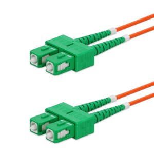AddOn Networks 35m ASC to ASC Orange OM2 Duplex OFNR (Riser-Rated) Fiber Patch Cable