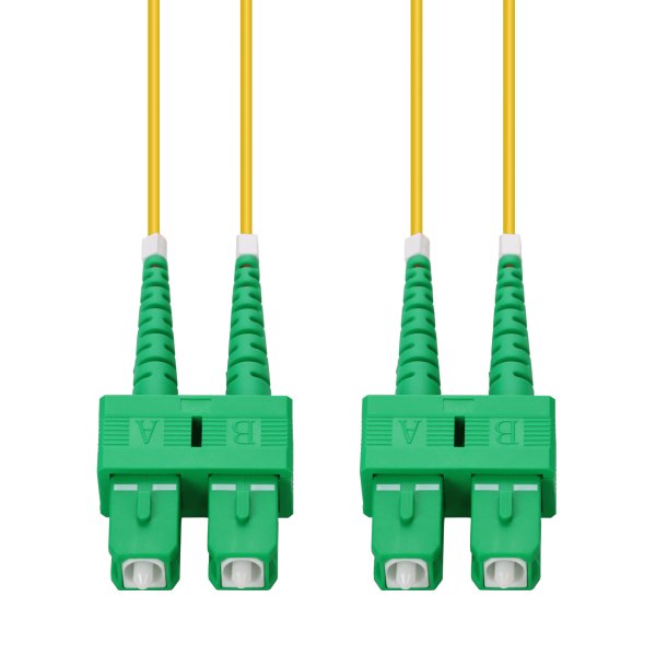 AddOn Networks 35m ASC to ASC Yellow OS2 Duplex OFNR (Riser-Rated) SMF Fiber Patch Cable