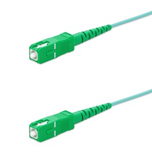 AddOn Networks 35m ASC to ASC Aqua OM4 Simplex OFNR (Riser-Rated) Fiber Patch Cable