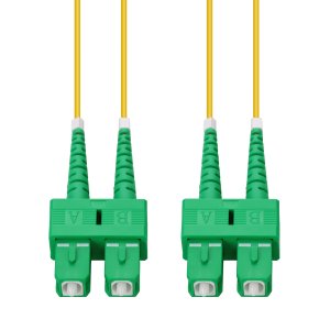 AddOn Networks 40m ASC to ASC Yellow OS2 Duplex OFNR (Riser-Rated) SMF Fiber Patch Cable