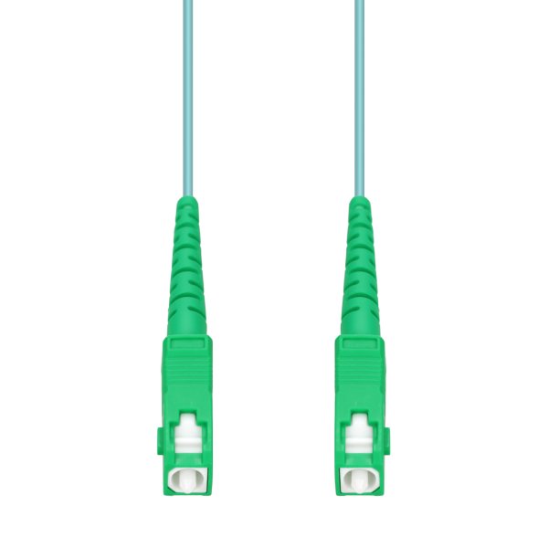 AddOn Networks 45m ASC to ASC Aqua OM4 Simplex OFNP (Plenum-Rated) Fiber Patch Cable