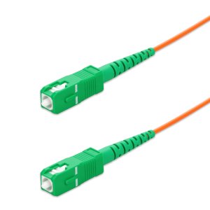 AddOn Networks 50m ASC to ASC Orange OM1 Simplex OFNP (Plenum-Rated) MMF Fiber Patch Cable