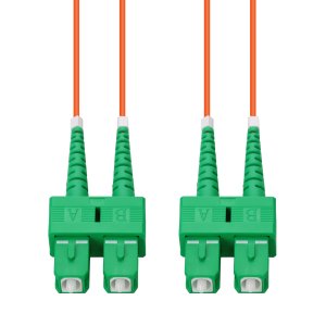 AddOn Networks 5m ASC to ASC Orange OM2 Duplex OFNR (Riser-Rated) Fiber Patch Cable