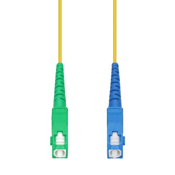 AddOn Networks 70m ASC to SC Yellow OS2 Simplex OFNR (Riser-Rated) SMF Fiber Patch Cable