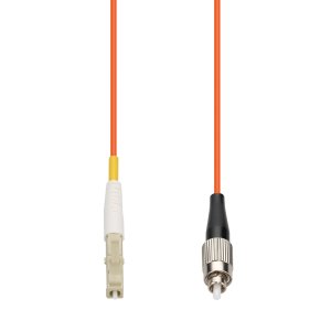 AddOn Networks 40m LC to FC Orange OM1 Simplex OFNP (Plenum-Rated) MMF Fiber Patch Cable