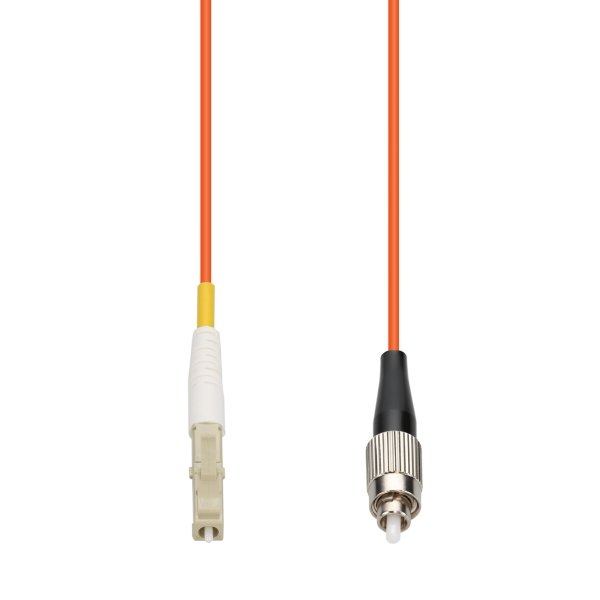 AddOn Networks 40m LC to FC Orange OM1 Simplex OFNP (Plenum-Rated) MMF Fiber Patch Cable