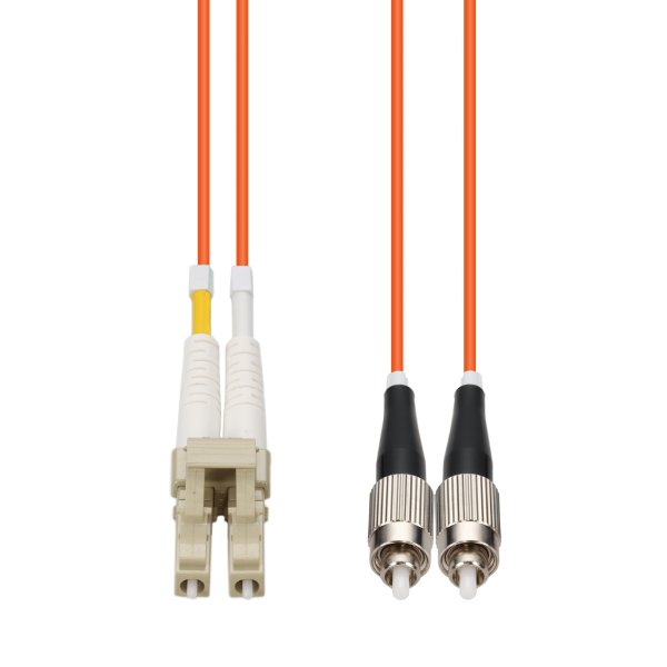 AddOn Networks 85m LC to FC Orange OM1 Duplex LSZH MMF Fiber Patch Cable