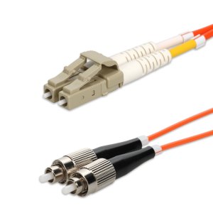 AddOn Networks 85m LC to FC Orange OM1 Duplex LSZH MMF Fiber Patch Cable