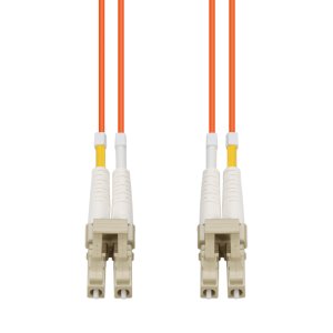 AddOn Networks 90m LC to LC Orange OM1 Duplex OFNR (Riser-Rated) MMF Fiber Patch Cable
