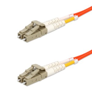 AddOn Networks 95m LC to LC Orange OM2 Duplex OFNR (Riser-Rated) Fiber Patch Cable