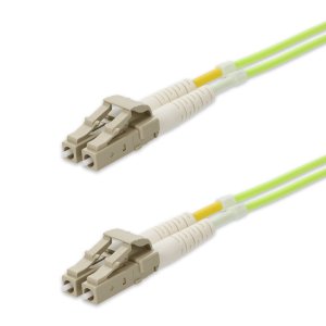 AddOn Networks 95m LC to LC Lime Green OM5 Duplex LSZH Fiber Patch Cable