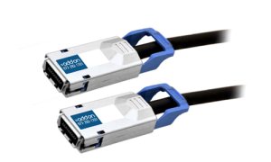 AddOn Networks 10GBASE-CX4 0.5 m InfiniBand/fibre optic cable Black