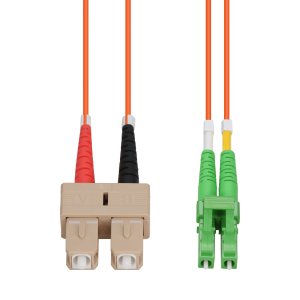 AddOn Networks 2m SC to ALC Orange OM1 Duplex LSZH MMF Fiber Patch Cable