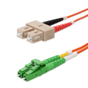 AddOn Networks 3m SC to ALC Orange OM2 Duplex OFNP (Plenum-Rated) Fiber Patch Cable
