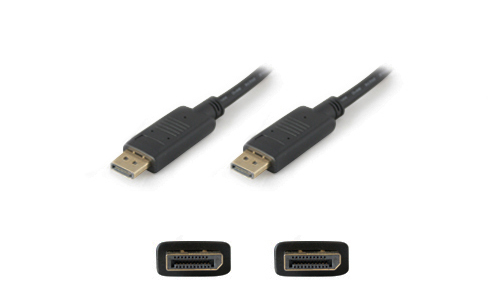 AddOn Networks DISPLPORT1L DisplayPort cable 0.3 m Black