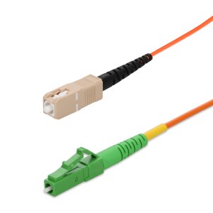 AddOn Networks 7m SC to ALC Orange OM2 Simplex OFNR (Riser-Rated) Fiber Patch Cable