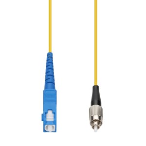 AddOn Networks 6m SC to FC Yellow OS2 Simplex LSZH SMF Fiber Patch Cable