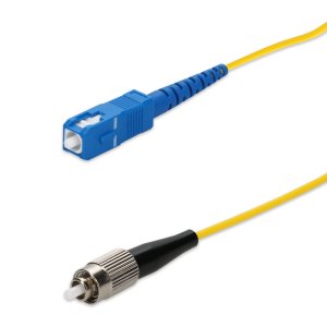 AddOn Networks 75m SC to FC Yellow OS2 Simplex LSZH SMF Fiber Patch Cable
