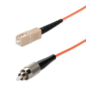 AddOn Networks 8m SC to FC Orange OM1 Simplex LSZH MMF Fiber Patch Cable