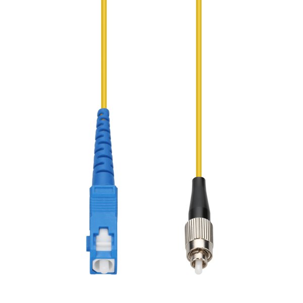 AddOn Networks 9m SC to FC Yellow OS2 Simplex LSZH SMF Fiber Patch Cable
