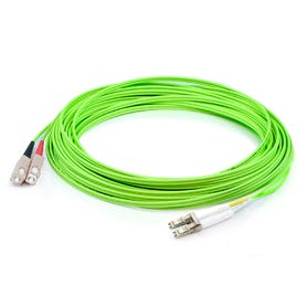 AddOn Networks ADD-SC-LC-4M5OM5 InfiniBand/fibre optic cable 4 m OFNR Green