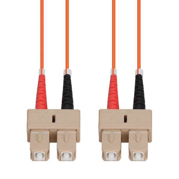 AddOn Networks ADD-SC-SC-0-5M5OM2LZ InfiniBand/fibre optic cable 0.5 m OFNG Beige, Orange