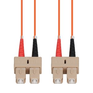 AddOn Networks ADD-SC-SC-100M6MMF InfiniBand/fibre optic cable 100 m OFNR Beige, Orange