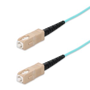 AddOn Networks 10m SC to SC Aqua colour OM4 Simplex LSZH Fiber Patch Cable