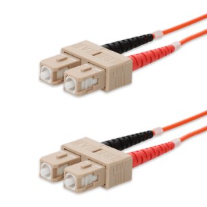 AddOn Networks ADD-SC-SC-15M5OM2LZ InfiniBand/fibre optic cable 15 m OFNG Beige, Orange